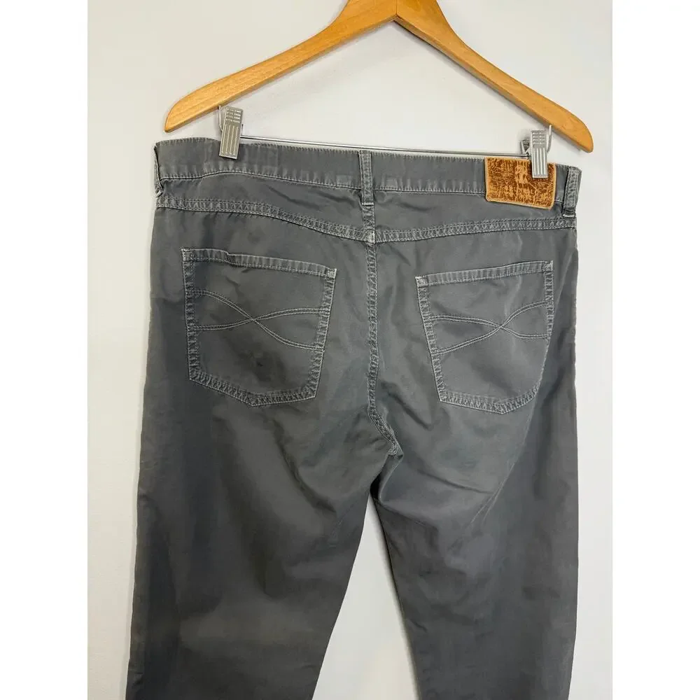 Brunello Cucinelli Men's Dyed Taupe Slim-Straight Leg Five-Pocket Pants Sz 50- M